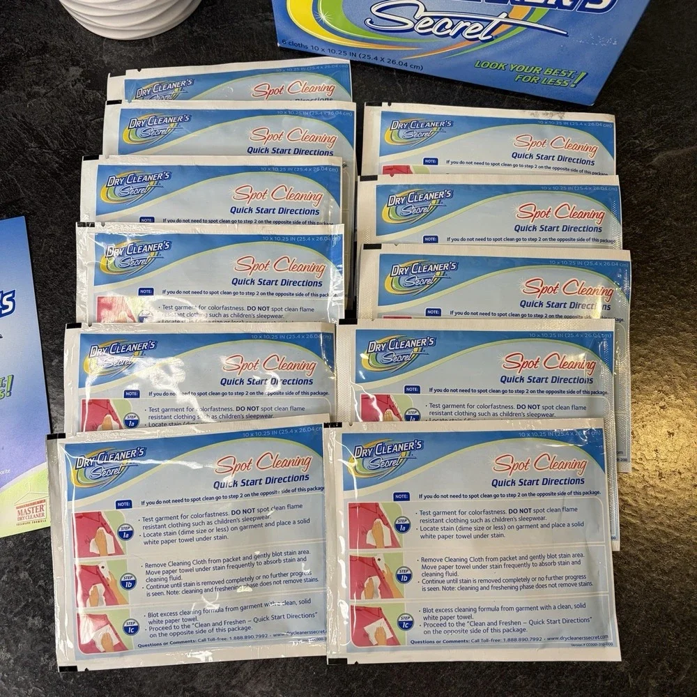 Dry Cleaner's Secret 11 Sheets Bagless Formula Discontinued - Home Dry Clean